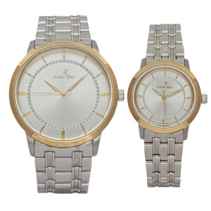 ست ساعت مچی عقربه ای زنانه و مردانه آلبرت ترایس مدل AT20270