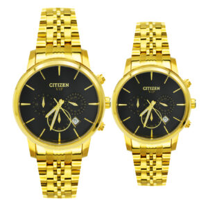 ست ساعت مچی عقربه ای زنانهومردانه سیتی زن مدل 302R