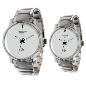 ست ساعت مچی عقربه ای زنانه و مردانه تیسوت مدل 18.55