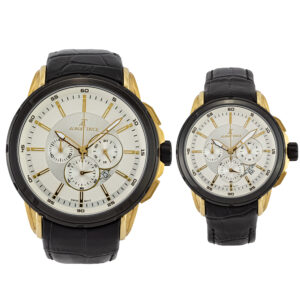 ست ساعت مچی عقربه ای زنانه و مردانه آلبرت ترایس مدل AT17050